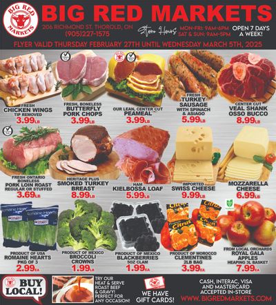 Big Red Markets Flyer February 27 to March 5