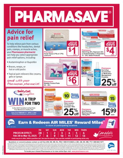 Pharmasave (ON & West) Flyer February 28 to March 13