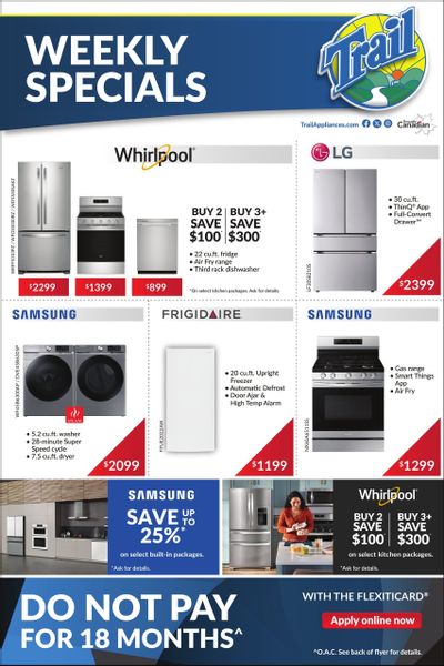 Trail Appliances (AB & SK) Flyer February 27 to March 5