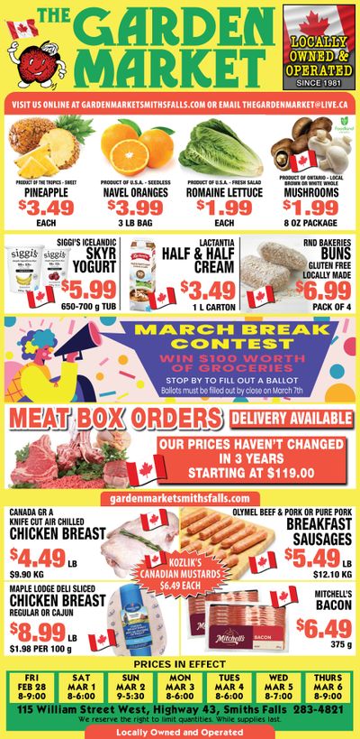 The Garden Market Flyer February 28 to March 6