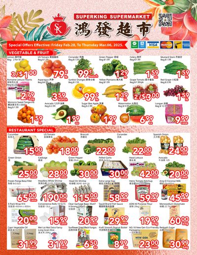 Superking Supermarket (North York) Flyer February 28 to March 6