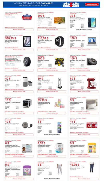Costco (QC) Warehouse Offers March 3 to 9