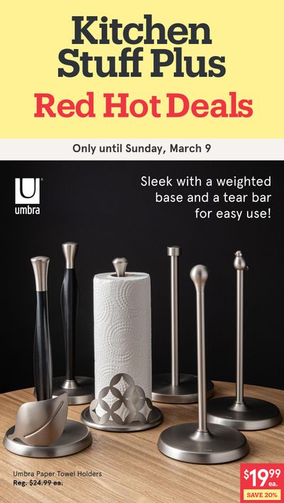 Kitchen Stuff Plus Red Hot Deals Flyer March 3 to 9