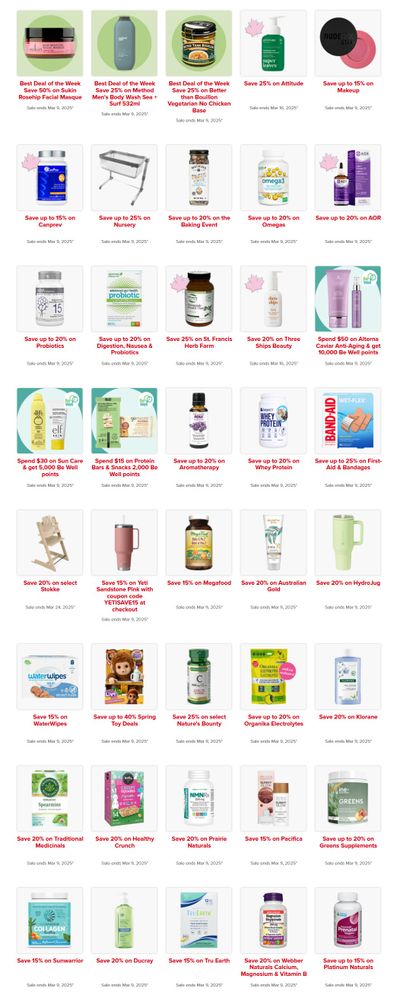 Well.ca Weekly Sales March 3 to 9