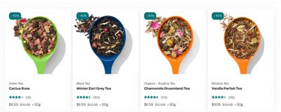 DAVIDsTEA Canada: Save 40% on Relaxing Teas +20% off Mugs, Tumblers, and More + Sale