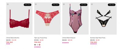 La Senza Canada: Chic & Cheeky Sale up to 70% off + $10 Off Ultimate T-Shirt Bra + More