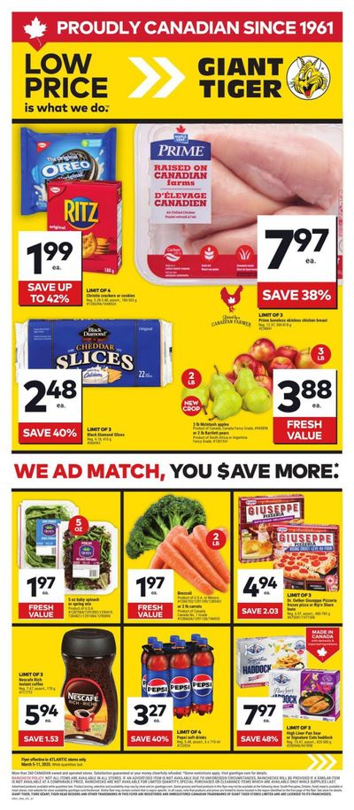Giant Tiger (Atlantic) Flyer March 5 to 11