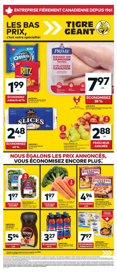 Tigre Géant Flyer March 5 to 11 Tigre Géant Flyer March 5 to 11