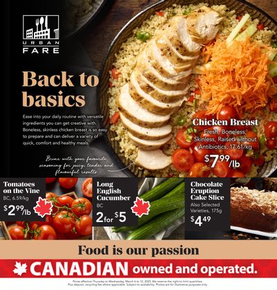 Urban Fare Flyer March 6 to 12
