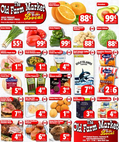 The Old Farm Market (Courtenay) Flyer March 6 to 12