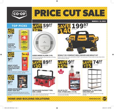 Co-op (West) Home Centre Flyer March 6 to 12