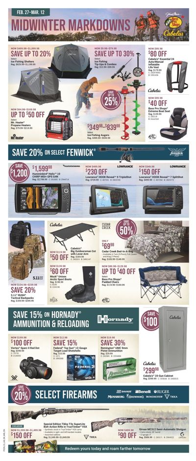 Bass Pro Shops Flyer February 27 to March 12