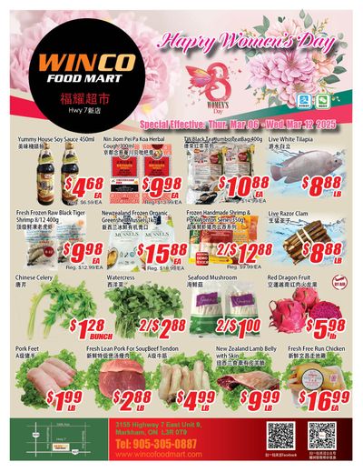 WinCo Food Mart (HWY 7) Flyer March 6 to 12