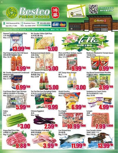BestCo Food Mart (Ajax) Flyer March 7 to 13