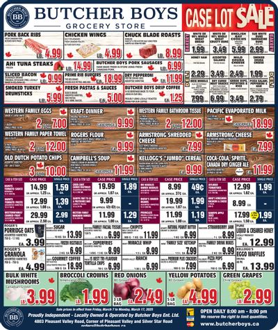 Butcher Boys Grocery Store Flyer March 7 to 13