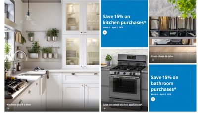 Canada Deals: Save 15% Off Kitchen & Bathroom Purchases + Receive 10% Back on Installation Services + More Offers