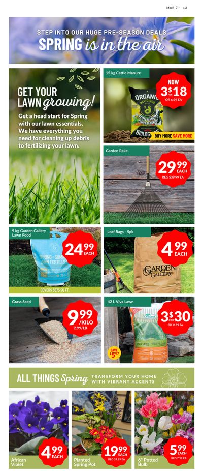 Lakeside Garden Gallery Flyer March 7 to 13