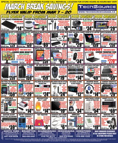 TechSource Flyer March 7 to 20