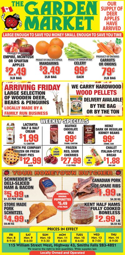 The Garden Market Flyer November 8 to 14