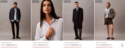 Calvin Klein Canada: Save up to an Extra 40% off Your Purchase Including Sale Styles