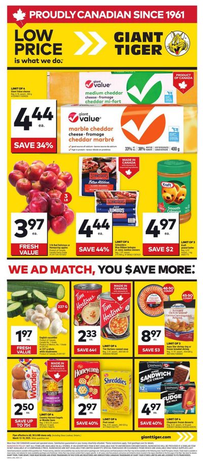 Giant Tiger (West) Flyer March 12 to 18