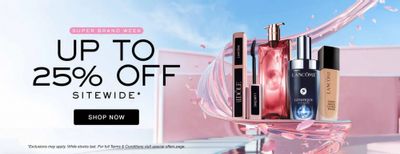 Lancôme Canada: up to 25% off Sitewide + Free Gift With Purchase of $200 or More Lancôme Canada: up to 25% off Sitewide + Free Gift With Purchase of $200 or More