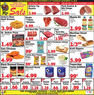 Sal's Grocery Flyer November 8 to 14