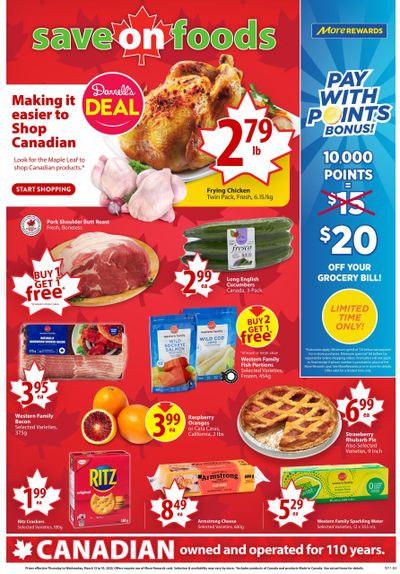 Save On Foods (AB) Flyer March 13 to 19