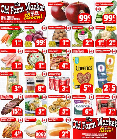The Old Farm Market (Courtenay) Flyer March 13 to 19