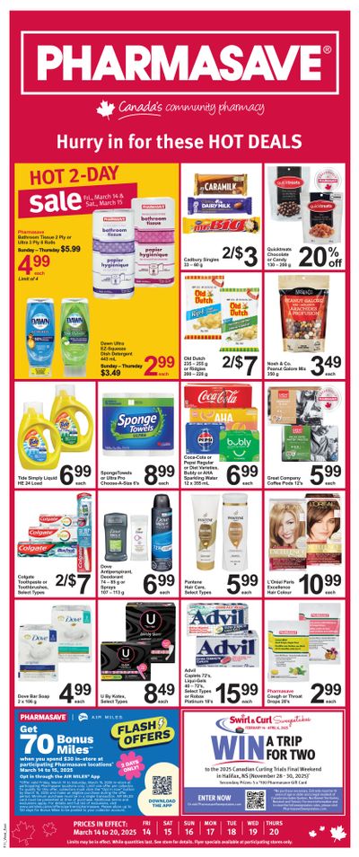 Pharmasave (ON & West) Flyer March 14 to 20