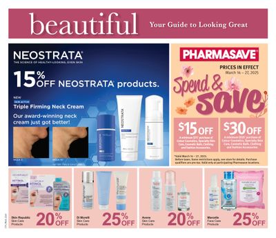 Pharmasave (ON & West) Beautiful Flyer March 14 to 27