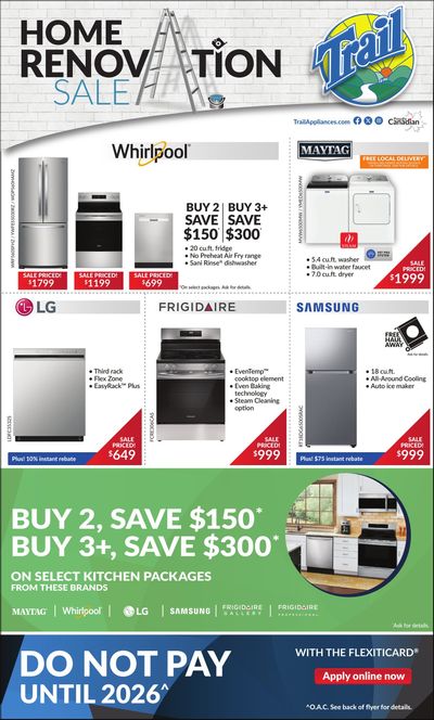 Trail Appliances (AB & SK) Flyer March 13 to 16