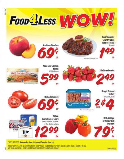 Food 4 Less Weekly Ad & Flyer June 10 to 16