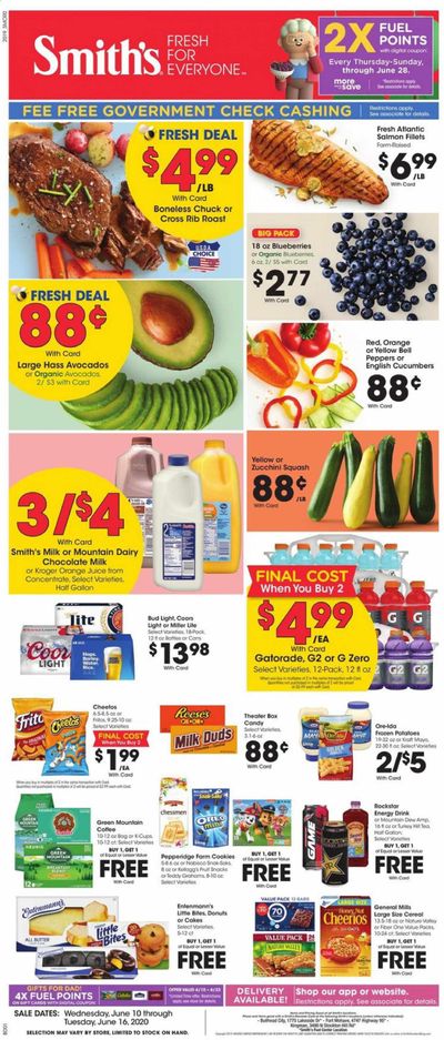 Smith's Weekly Ad & Flyer June 10 to 16