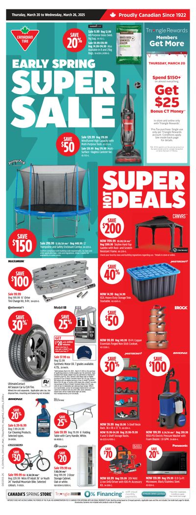 Canadian Tire (Atlantic) Flyer March 20 to 26 Canadian Tire (Atlantic) Flyer March 20 to 26