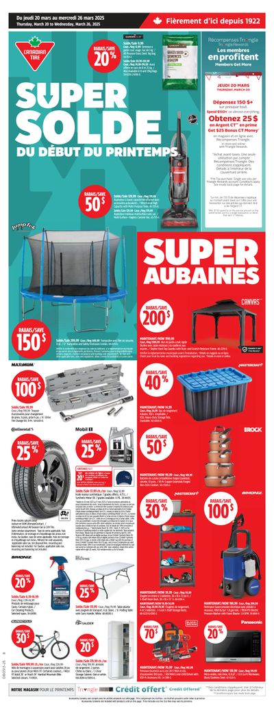 Canadian Tire (QC) Flyer March 20 to 26
