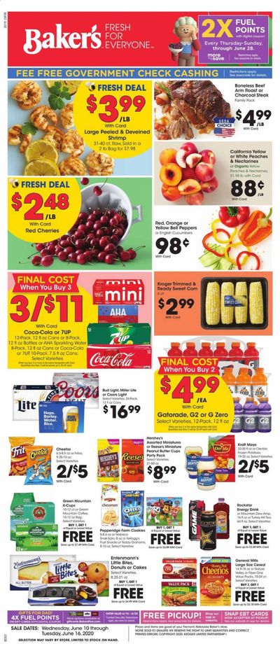 Baker's Weekly Ad & Flyer June 10 to 16