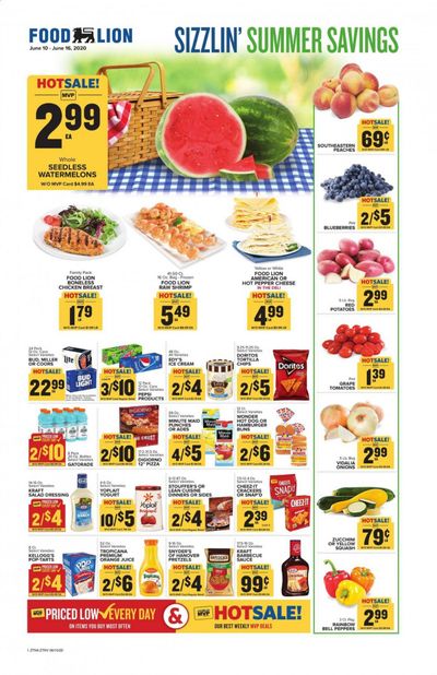 Food Lion Weekly Ad & Flyer June 10 to 16