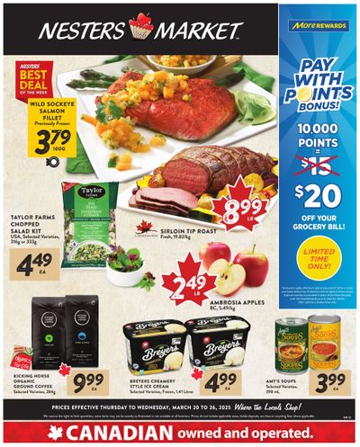 Nesters Market Flyer March 20 to 26