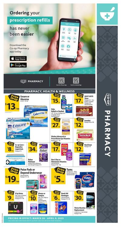 Co-op (West) Pharmacy Flyer March 20 to April 9