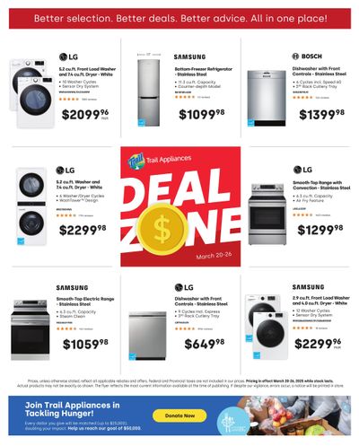 Trail Appliances (BC) Flyer March 20 to 26