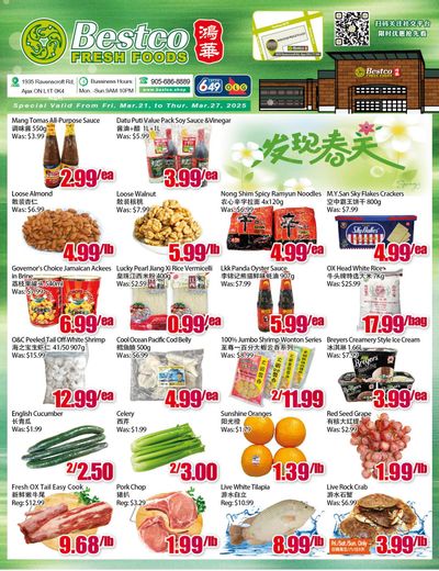 BestCo Food Mart (Ajax) Flyer March 21 to 27