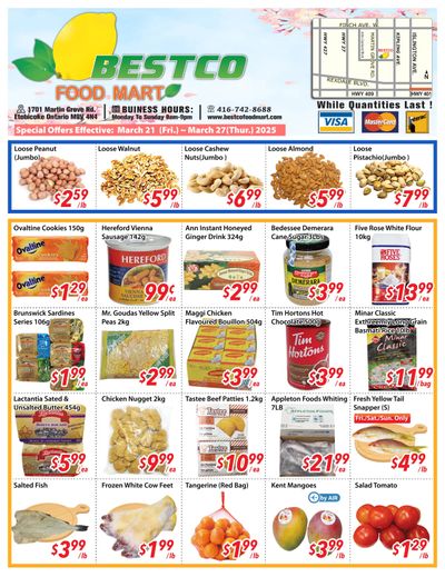 BestCo Food Mart (Etobicoke) Flyer March 21 to 27