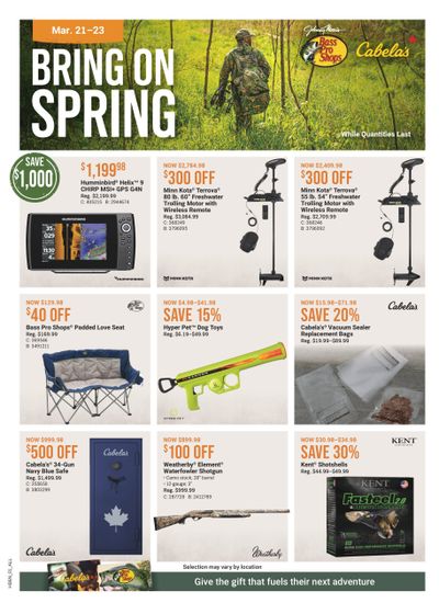 Bass Pro Shops Flyer March 21 to 23