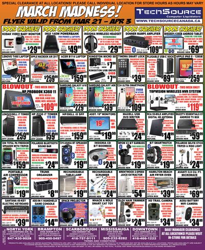 TechSource Flyer March 21 to April 3