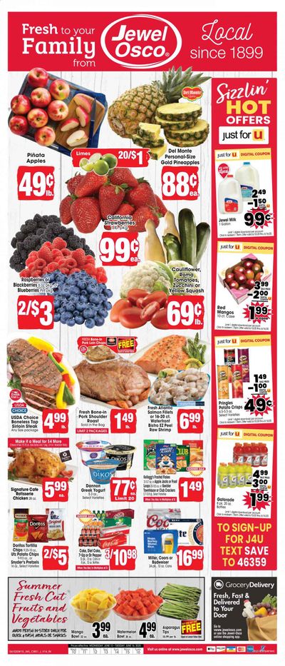 Jewel Osco Weekly Ad & Flyer June 10 to 16