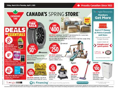 Canadian Tire (West) Flyer March 28 to April 3