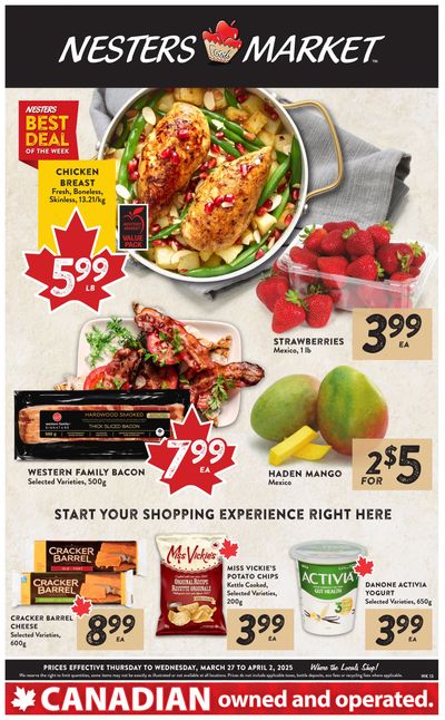 Nesters Market Flyer March 27 to April 2