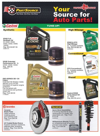 PartSource Flyer March 27 to April 2