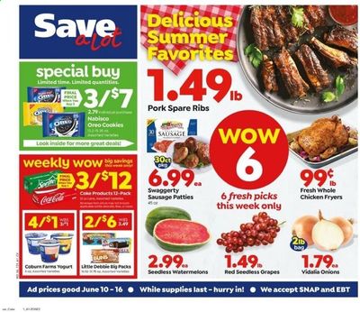 Save a Lot Weekly Ad & Flyer June 10 to 16